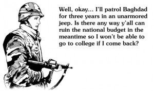 political famoussupport our o lord our most important policy military