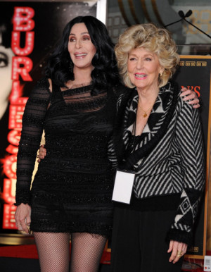 Cher Sarkisian and Georgia Holt, her mother.