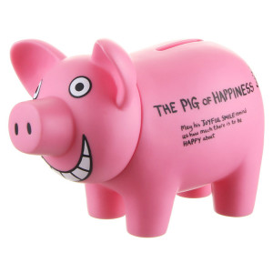 Edward Monkton Pig of Happiness Piggy Bank