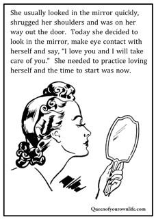 Looking at the Woman in the Mirror