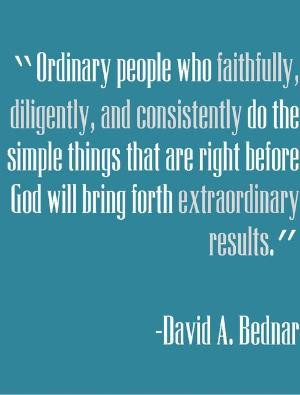 ora Things as they really are Elder David A. Bednar