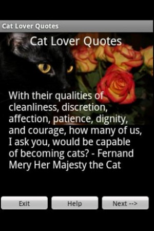View bigger - Cat Lover Quotes for Android screenshot