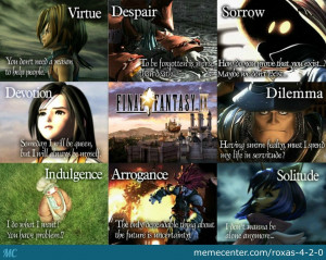 Just Some Deep Quotes From Final Fantasy Ix.