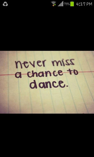 Story of my life.. dance n love life!