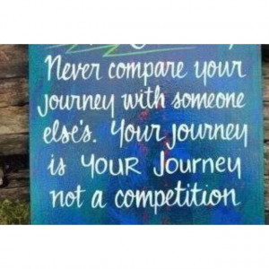 your journey is your own