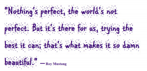 Roy Mustang Quote by Purpal32