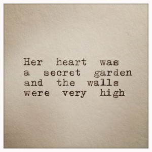 ... mystery (and self respect) Love Quote Typed On Typewriter by farmnflea