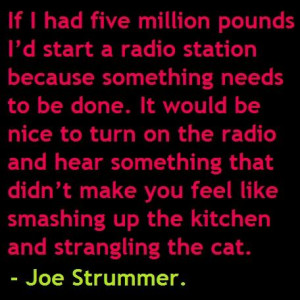 Quote from Joe Strummer