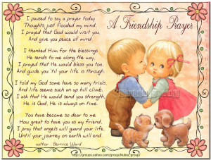 FRIENDSHIP PRAYER...