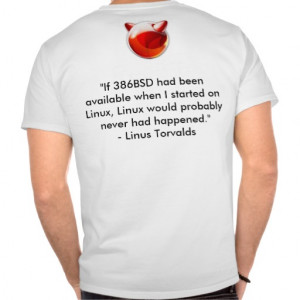 FreeBSD Linus Torvalds Quote Shirt