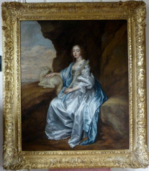 Portrait of Lady Mary Villiers 17th c., after van Dyck. (c. 1640 to ...