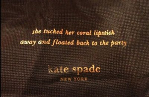 Kate Spade 'isms'