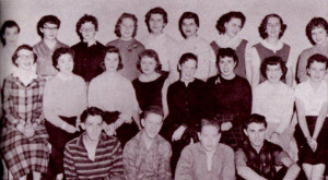 Robert Zimmerman (front row 2nd from right) and class-mates of Latin ...