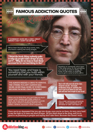 John Lennon quotes about drugs (INFOGRAPHIC) | Addiction Blog