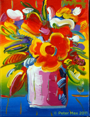 peter max flowers
