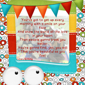 love this carole king song i wake up singing it many mornings don t ...