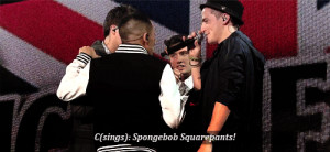 ... such idiots~~~ spongebob tho i love how carlos finished it aft kendall