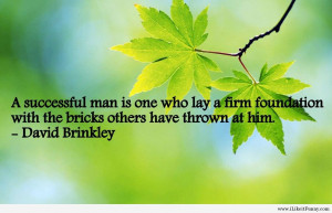 successful man quote for spring 2014 image