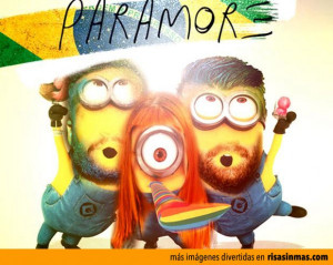 Paraminions! (Paramore minions) from Despicable Me!