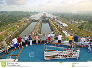 Panama Canal Spanish Mile Ship