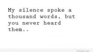 Tumblr Quote About Silence 2014