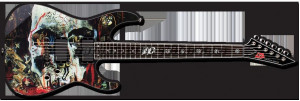 esp ltd south of heaven slayer 2012 jeff hanneman electric guitar body