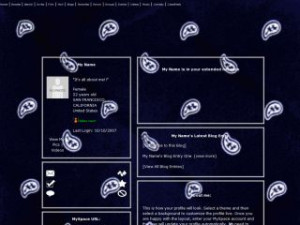 Searched for 13 Blue Rag Background MySpace Layouts