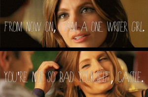 Favorite Beckett’s quotes to Castle (season 3)