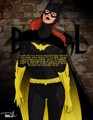 ... didn’t use one of her quotes (its from Batgirl: Year One, btw