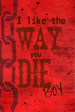 Poster quote Django Unchained