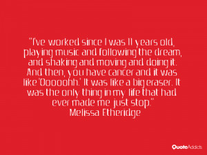 Melissa Etheridge Quotes