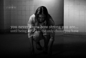 ... Black and White depression sad quotes crying strong need to be strong