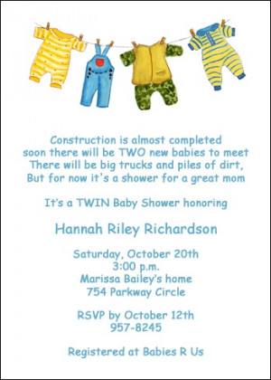 Triplets Baby Boy Clothesline Shower Invites areBecoming Very Popular!