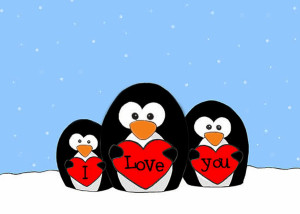 Displaying 20> Images For - I Love You Penguin...