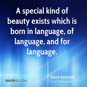 Gaston Bachelard Beauty Quotes
