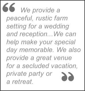 Gap Creek Ranch Offers a Rustic Venue for Farm Weddings, Receptions ...