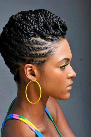 Natural Hair Styles for Black Women http://www.griphop.com/