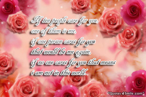 Care For You Romantic Quotes