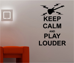 Wall Decals | ... PLAY LOUDER 