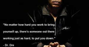 Work Hard To Maintain Your Success – Dr. Dre