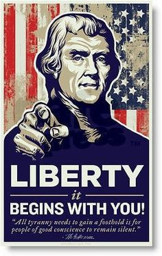 It begins with you. #Liberty #Freedom #Quote More