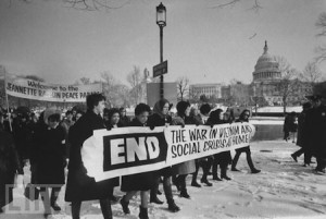 The Jeannette Rankin Brigade. Photo from Life magazine.