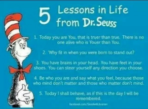 Lessons in Life from Dr Seuss