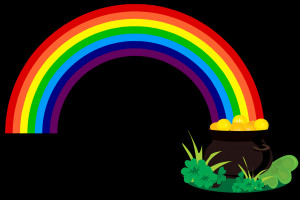 ... way to the pot of gold we will remove the pot to uncover a picture of