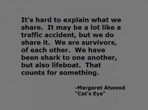 ... Cat Eye, Atwood Cat, Eye Atwood, Margaret Atwood, Literature Quotes