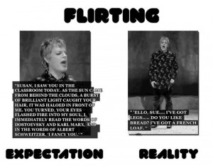 Flirting. Expectation vs reality