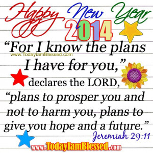 New Year 2014 Greetings – God Bless You Abundantly