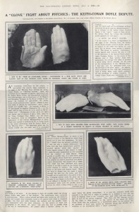 1925 Illustrated London News article describing Ectoplasm Hands