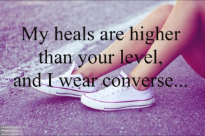 converse, funny, heels, insult, level, quote, true, white converse