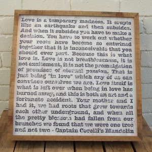 Captain Corelli's Mandolin quote